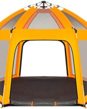 Tent Outdoor 3-4 People Fully Automatic Two-Bedroom one Hall Double Double-Decker Rainproof Outdoor Camping 5-8 pop-up Large Camping Tent Cabin Beach Tent Quick Installation Waterproof Tent