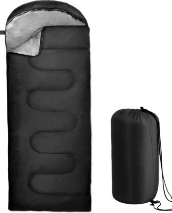 Standard Sleeping Bags with Hoods for Adults 4 Seasons Warm or Cold Lightweight Indoor Outdoor Sleeping Bags for Backpacking, Camping