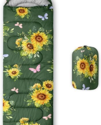 Sleeping Bags for Adults and Kids Camping Sleeping Bags for Girls and Boys Lightweight Waterproof Cold/Warm 3-Season Outdoor Travel with Compression Bags