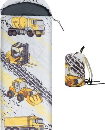 Kids Sleeping Bag for Camping - Lightweight 3 Season Backpacking Sleeping Bag, Compact Child Sleeping Bag for Girls and Boys, Waterproof Youth Sleeping Bag for Outdoor by